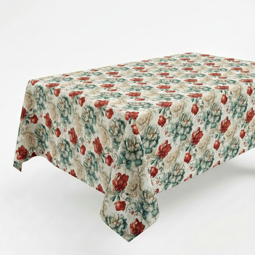 vintage peony white