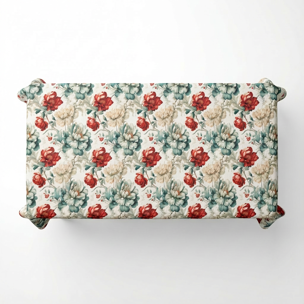 vintage peony white