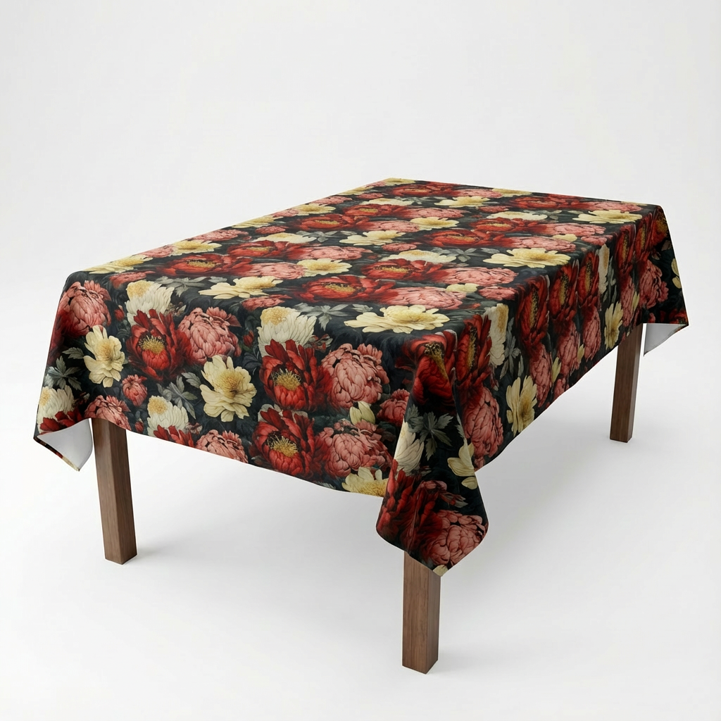 vintage peony black