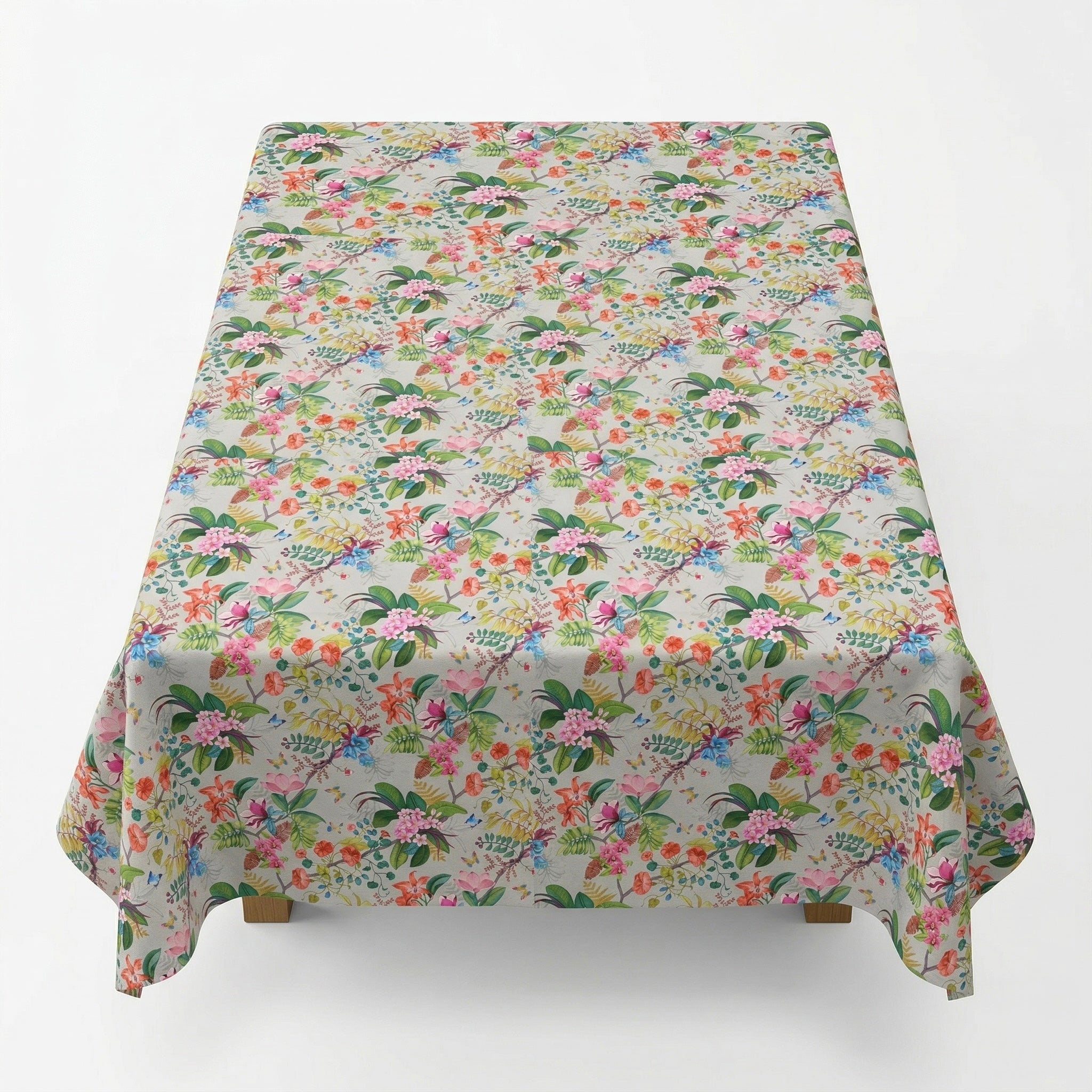 Grey tropical floral