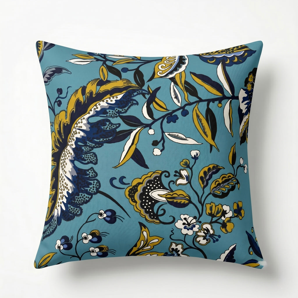 Jacobean Turquoise (heavy cotton) x2