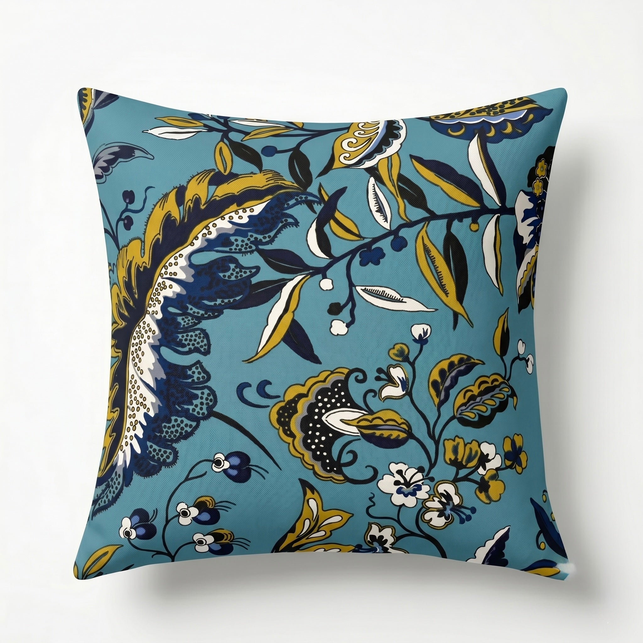 Jacobean Turquoise (heavy cotton) x2
