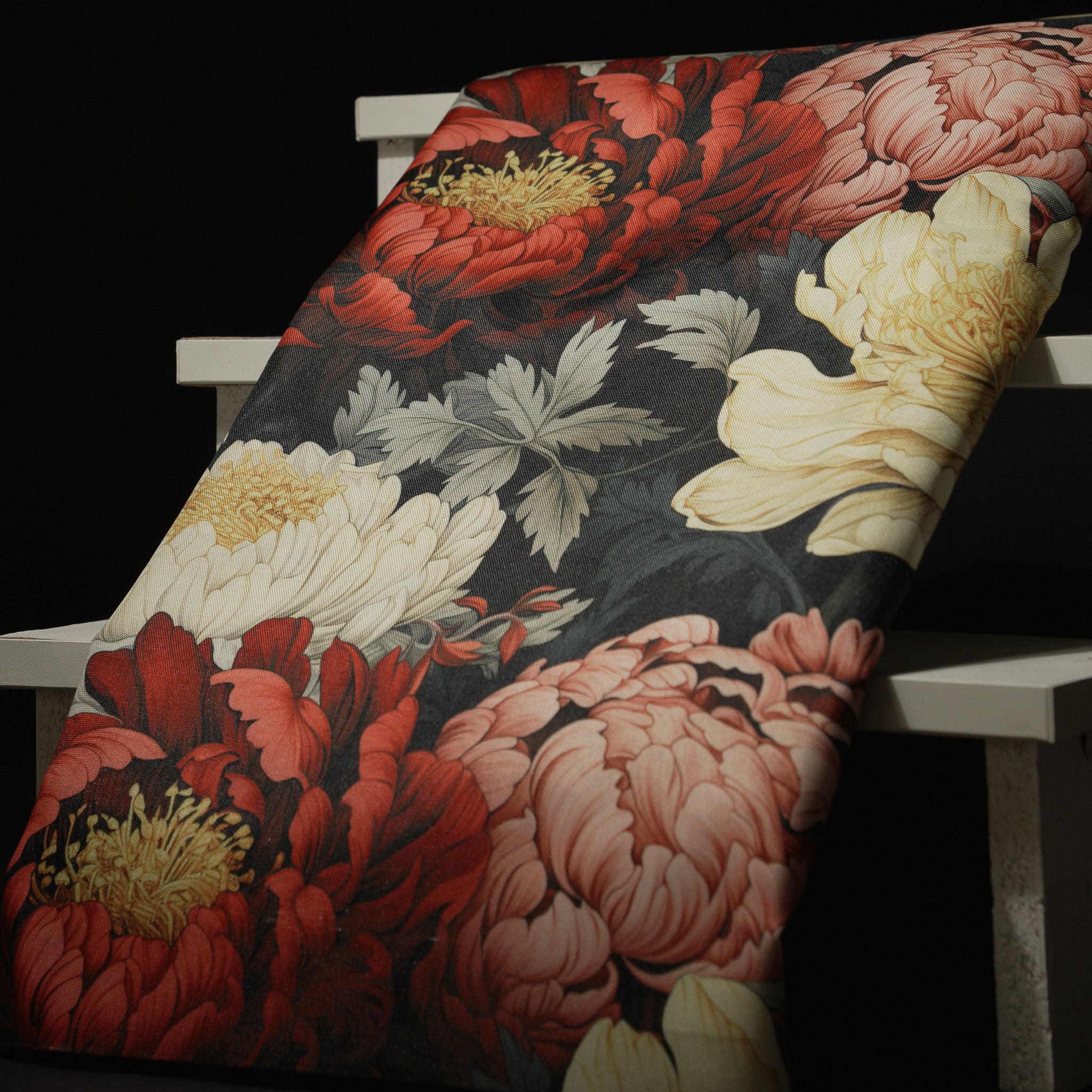 vintage peony black