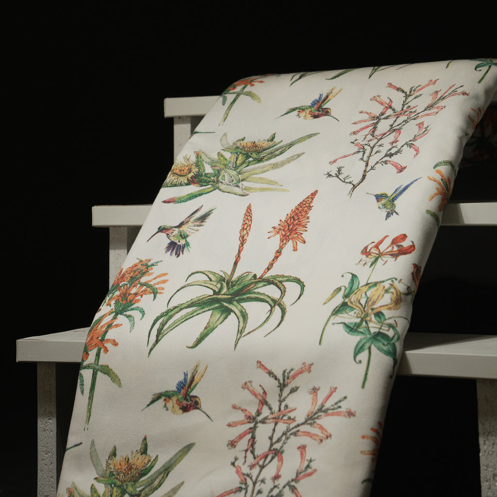 Aloe protea/ cotton beige