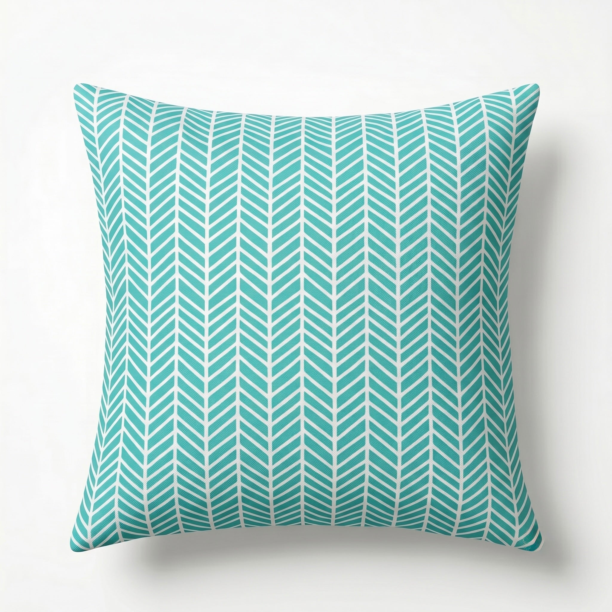 Teal Chevron Stripe (cotton)